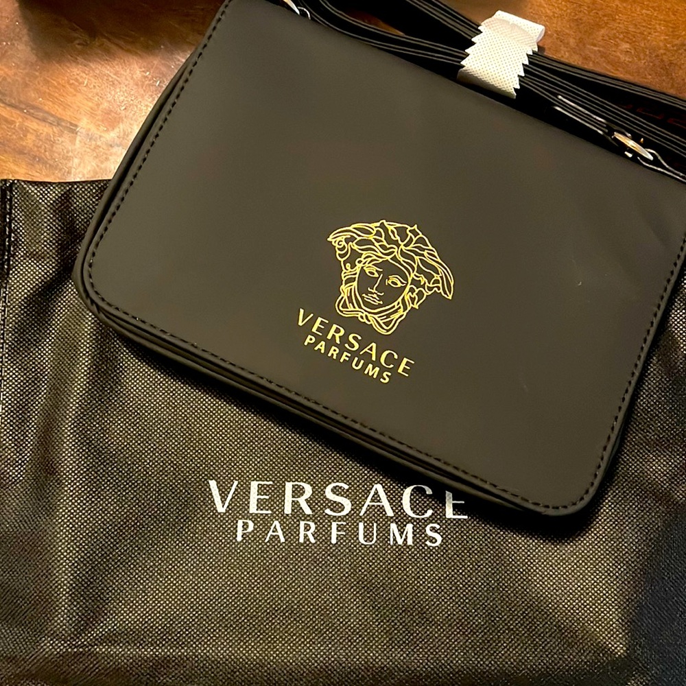 Black Versace Crossbody Bag